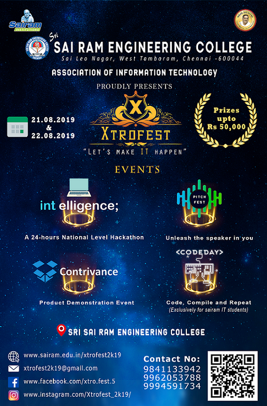 Xtrofest and Hackathon 2k19